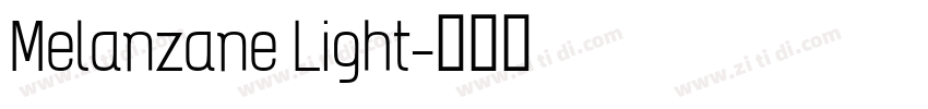 Melanzane Light字体转换